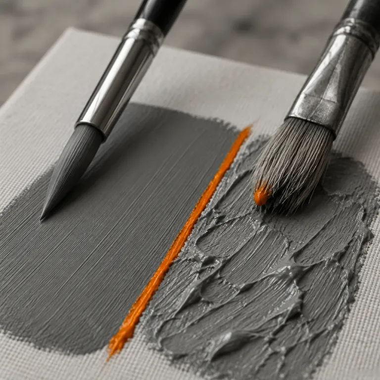 Pinceaux synthétiques ou poils naturels : ce que le choix de la brosse change vraiment sur l'acrylique