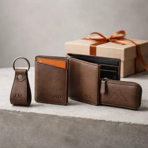 Fête des Pères : 4 cadeaux en cuir gravé testés, du porte-clefs au porte-cartes