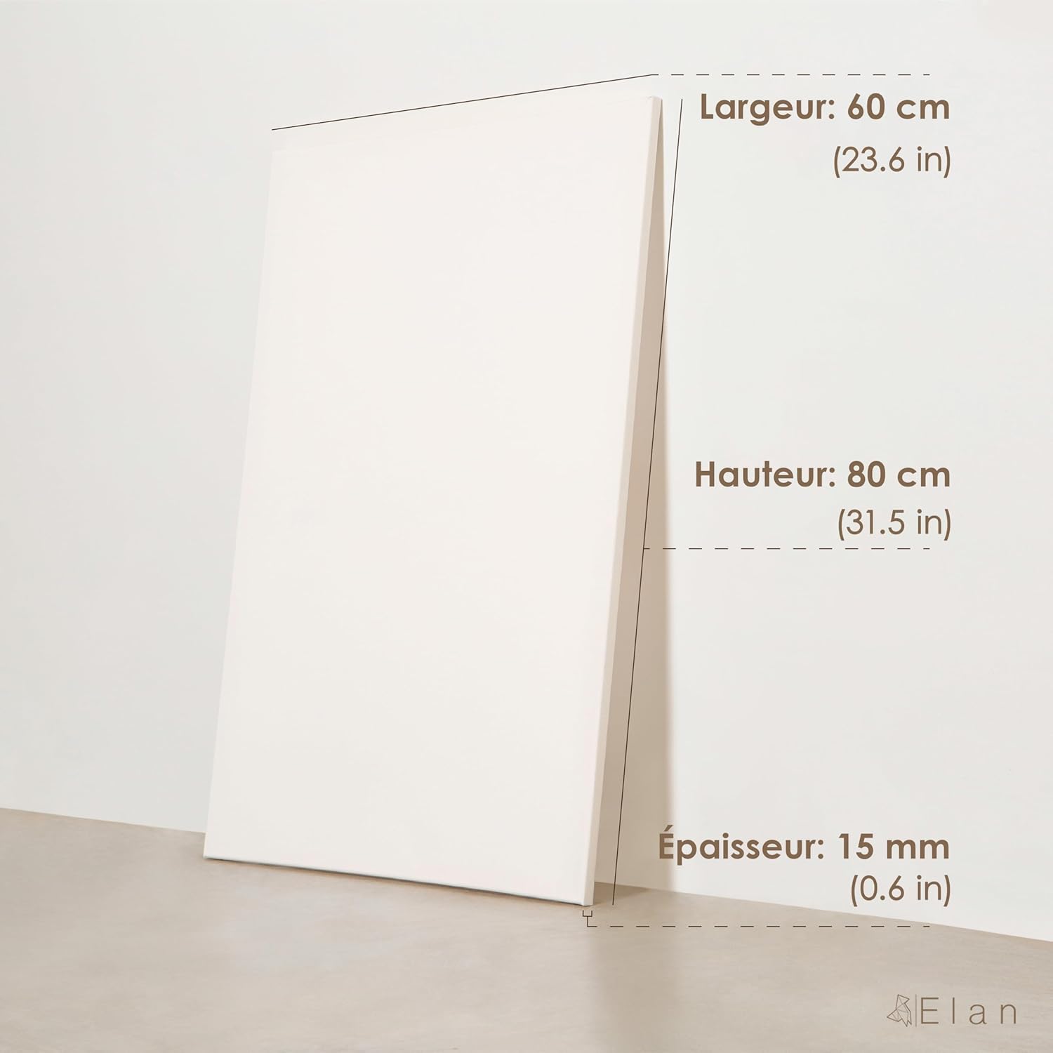 Toile Peinture 60x80 380 g, Lot de 4 Toiles à Peindre 100% Coton, 380 GSM Canvas Painting 60x80, Toile à Peindre Grand Format, Canvas 80x60 60x80 CM
