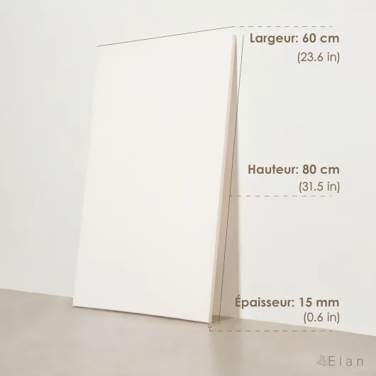 Toile Peinture 60x80 380 g, Lot de 4 Toiles à Peindre 100% Coton, 380 GSM Canvas Painting 60x80, Toile à Peindre Grand Format, Canvas 80x60 60x80 CM
