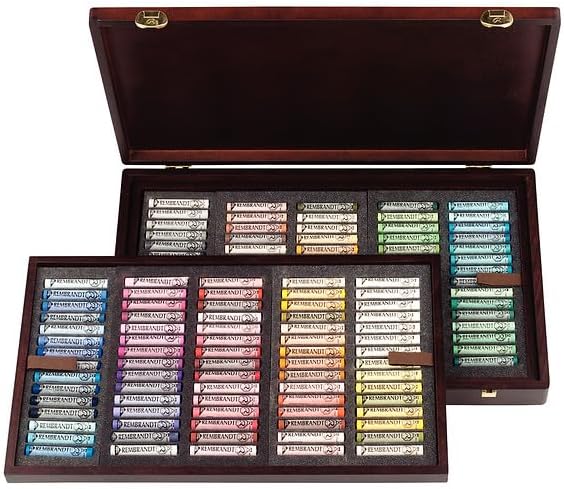 Professionnel Pastel Doux Set dans un coffret en bois de luxe - General Selection Master - 150 pastels entiers