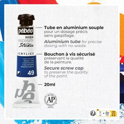 Test Pébéo Studio Acrylics 48x20 ml : le gros kit pour se faire la main sans exploser le budget