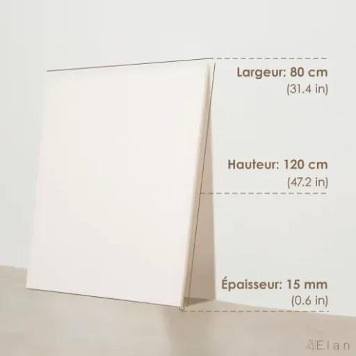 Test Elan Toile Peinture 80x120 (lot de 3, 380 g) : grandes toiles pas chères, mais qualité un peu aléatoire