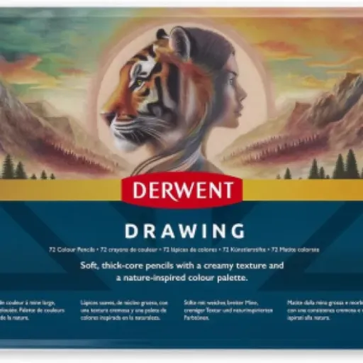 Test Crayons à dessin Derwent Drawing 72 : le gros set nature qui mise tout sur la texture