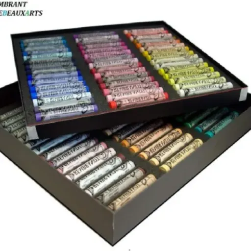 Test Rembrandt Pastels secs Sticks 90 Portrait : un gros coffret sérieux pour ceux qui veulent bosser le portrait