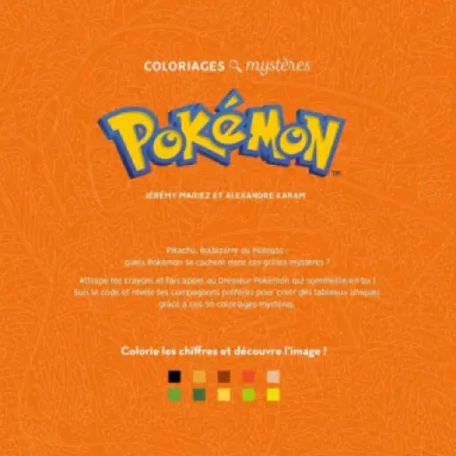 Test Coloriages mystères - Pokémon : un bon bouquin pour se poser et gribouiller