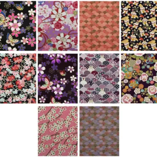 Test aufodara Tissus Coton Style Japonais : un lot pratique pour patchwork et petites cousettes