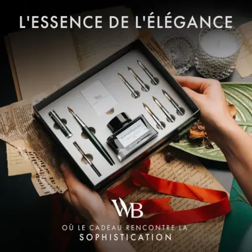 Test Wordsworth & Black Calligraphy Pen Set Chrome Vert : un kit complet pour se mettre à la calligraphie sans se ruiner