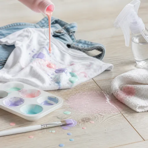 Peinture lavable pour ateliers enfants : 5 marques testées sur les vêtements et le parquet