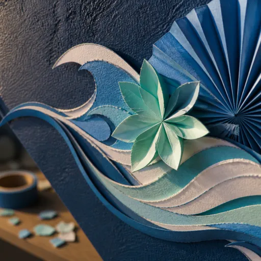 Idées de décoration murale en papier : sublimer vos murs avec des créations DIY élégantes