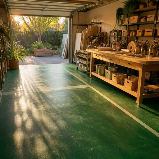 Peinture pour sol de garage : transformer un espace technique en atelier créatif durable