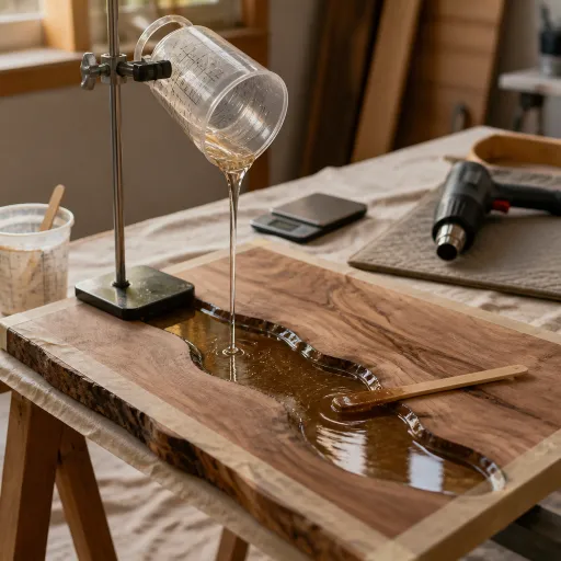 Résine époxy et bois : maîtriser les alliances créatives pour des surfaces durables et élégantes