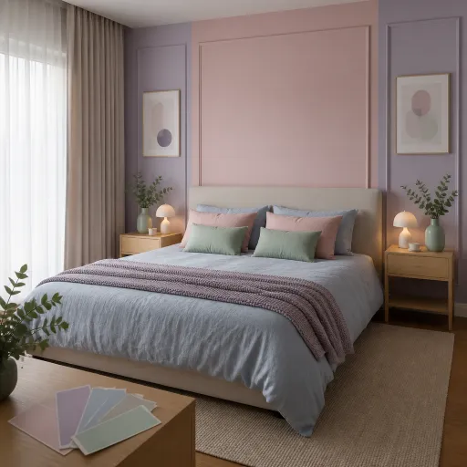 Peinture chambre adulte : créer une chambre parentale élégante avec des couleurs maîtrisées